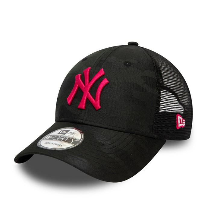 New York Yankees Home Field Camo 9FORTY Lippis Mustat - New Era Lippikset Tukkukauppa FI-428906